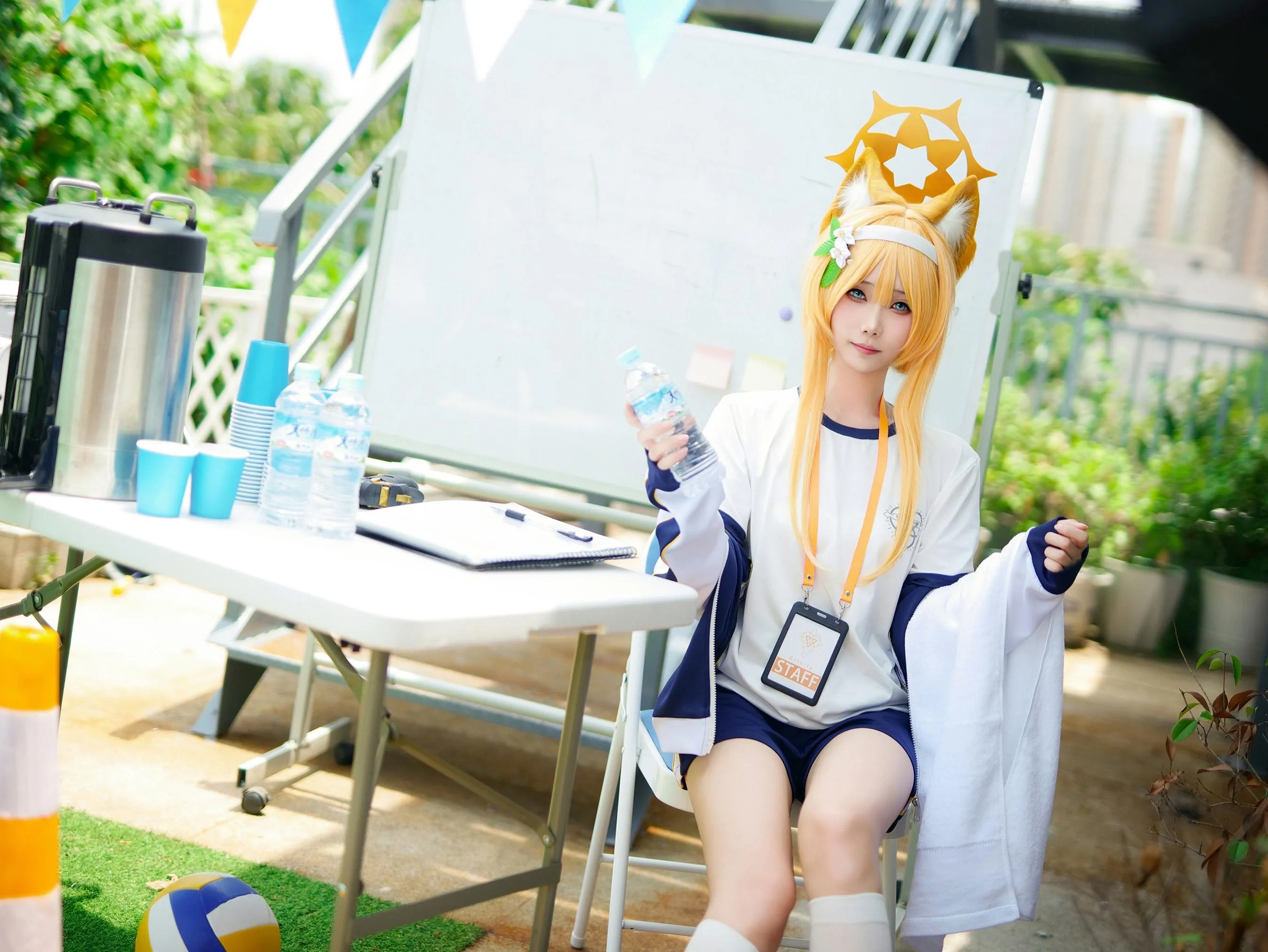 曉美媽 – NO.32 Blue Archive 伊落（体操服） [61P]插图6
